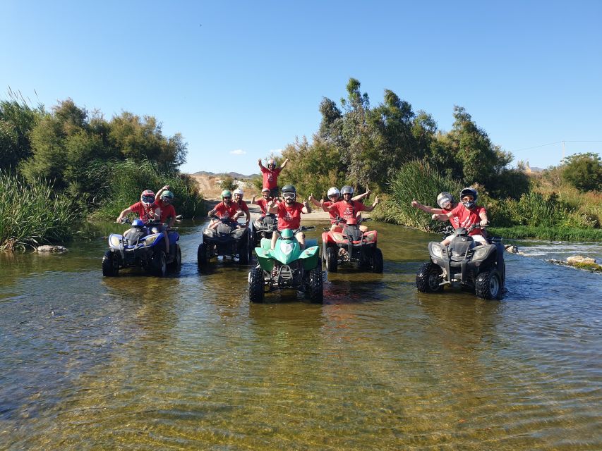 Málaga: Off-Road 2-Seater Quad Tour through Land and River - The Guadalhorce water section