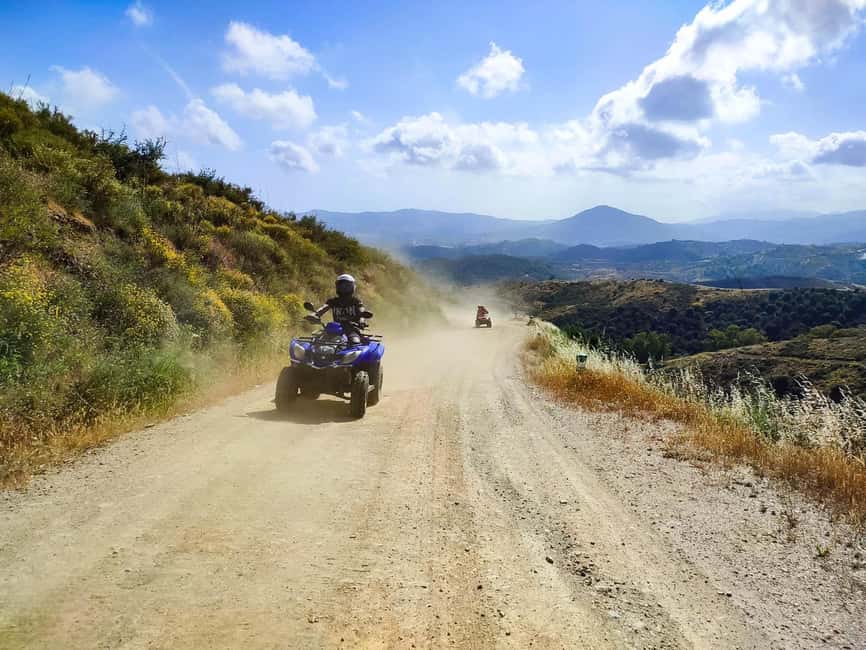 Málaga: Off-road Guided Quad Biking Tour in Mijas Mountains - Ten minutes to learn the automatic quads