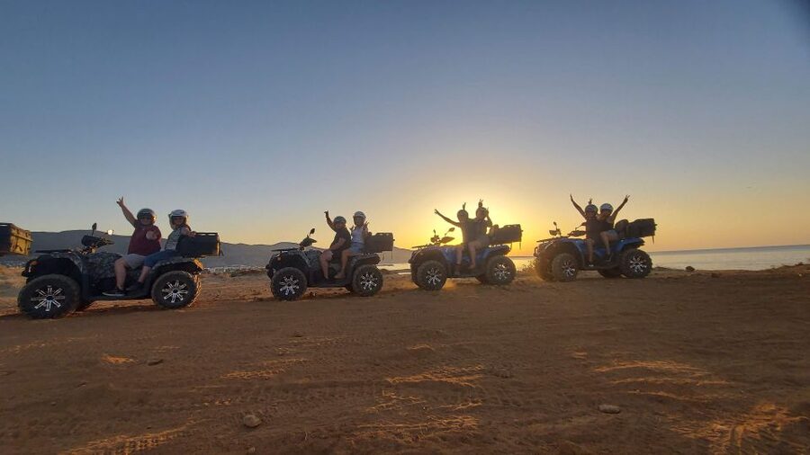 Malia: Off-Road Quad Safari Evening Tour / optional transfer - Prophet Elias chapel and the first hill climb