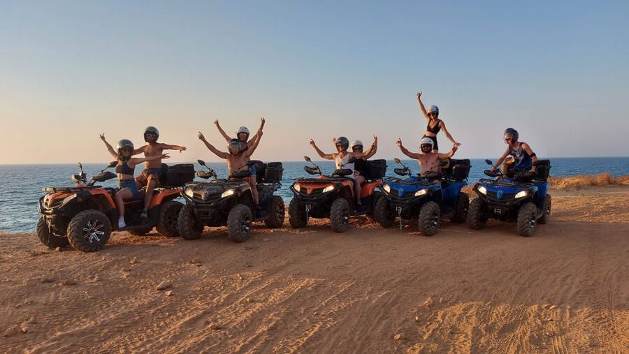 Malia: Off-Road Quad Safari Evening Tour / optional transfer - Milatos: a coastal route with a village feel