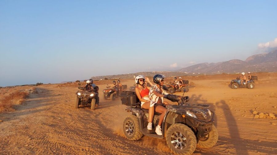 Malia: Off-Road Quad Safari Evening Tour / optional transfer - Starting in Malia: safety before scenery