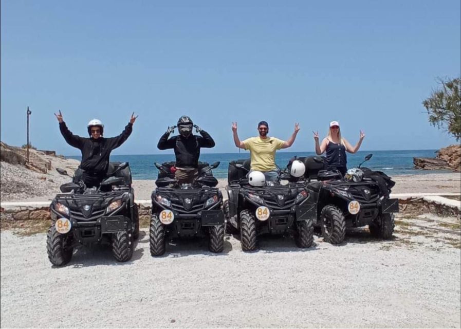 Malia: Off-Road Quad Safari Tour with Lunch and Transfers - What to pack for a dusty coastal day