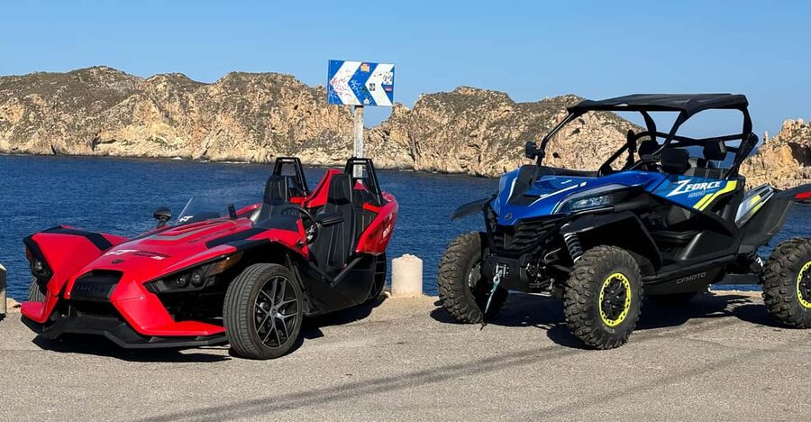 Mallorca: Formula Car and Buggy combo tour - Along the Calvia coast in the slingshot