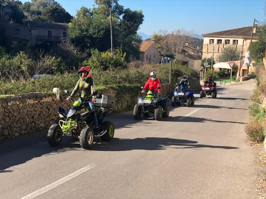 Mallorca: Quad Tour to the top of the mountain & swim - The Son Veri cala: swim, rocks, and a practical warning
