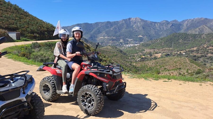 Marbella: Costa del Sol Shared Quad Tour - Riding from Marbella into the hills