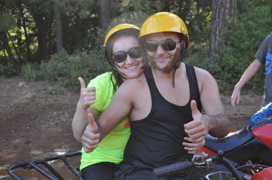 Marmaris: Guided Quad Safari Adventure - Getting used to the quad