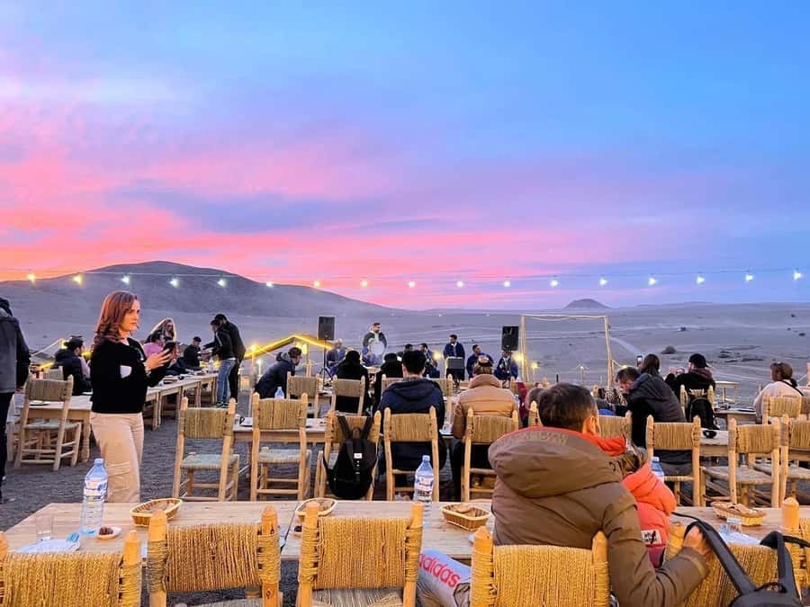 Marrakech: Agafay Desert Camel, Quad Bike & Dinner Show - Leaving Marrakech in an air-conditioned van