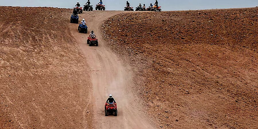 Marrakech: Agafay Desert Dinner Show with Quad Bike & Camel - Dinner under the stars at the desert camp