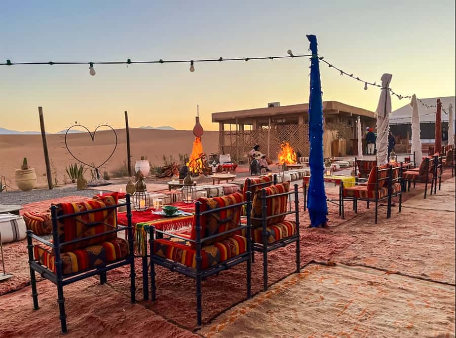 Marrakech: Agafay Desert Escape with Quad or Camel Ride - Music, fire, and the evening atmosphere