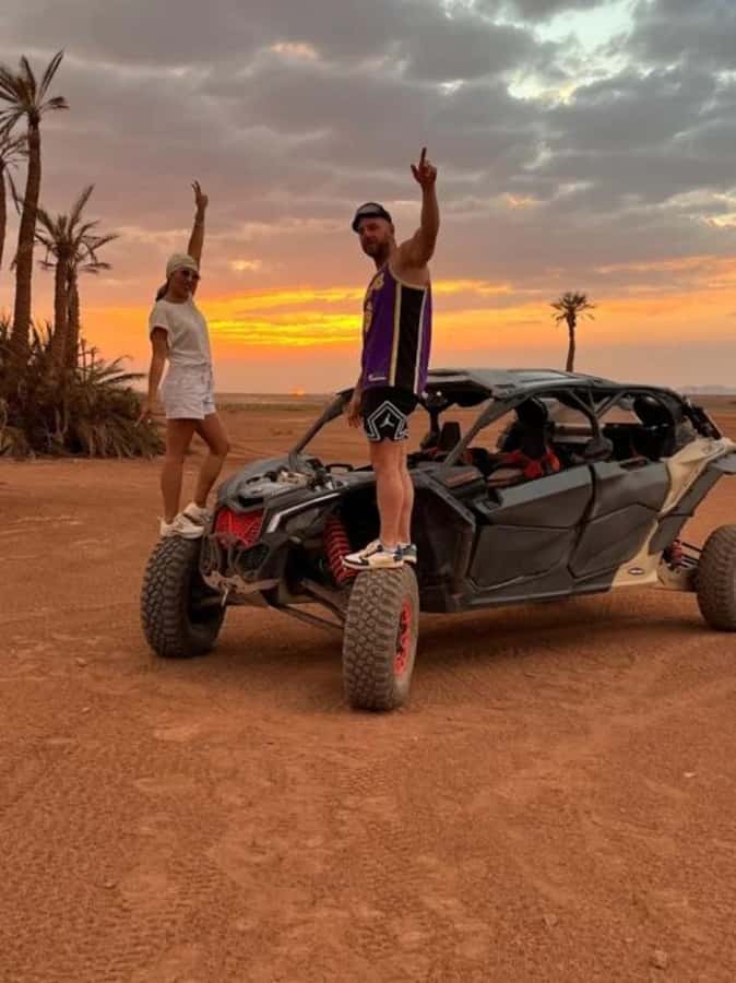 Marrakech: Agafay Desert Quad Bike & Camel Ride with Dinner - Leaving Marrakech for the Agafay Desert
