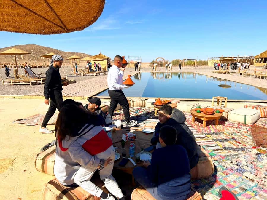 Marrakech: Agafay Desert Quad Biking & Dinner Show - Music, dancing, and fire after dark