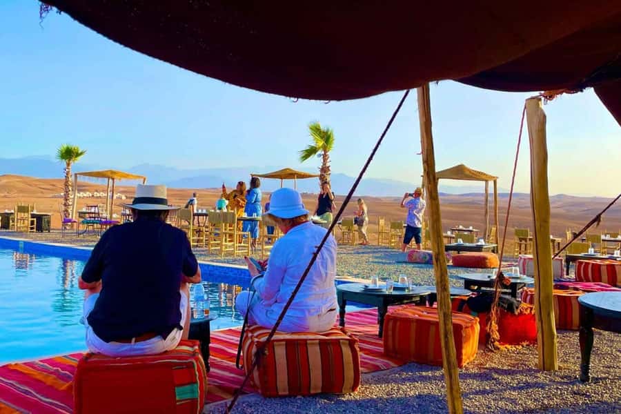 Marrakech: Agafay Desert Quad Biking & Dinner Show - The ride back to Marrakech