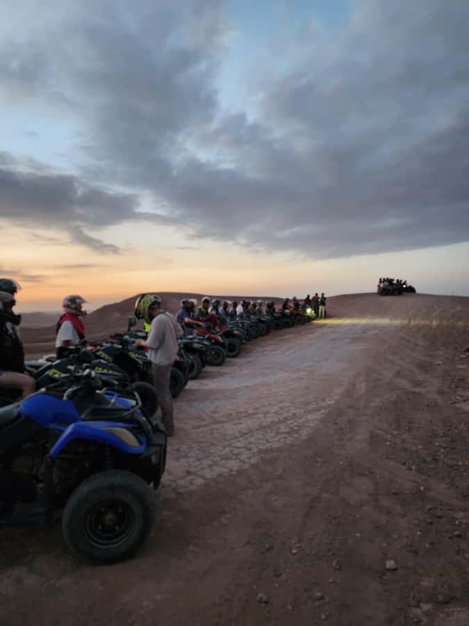 Marrakech: Agafay Desert Sunset Camel Ride, Quad & Dinner - Leaving Marrakech for the Agafay Desert