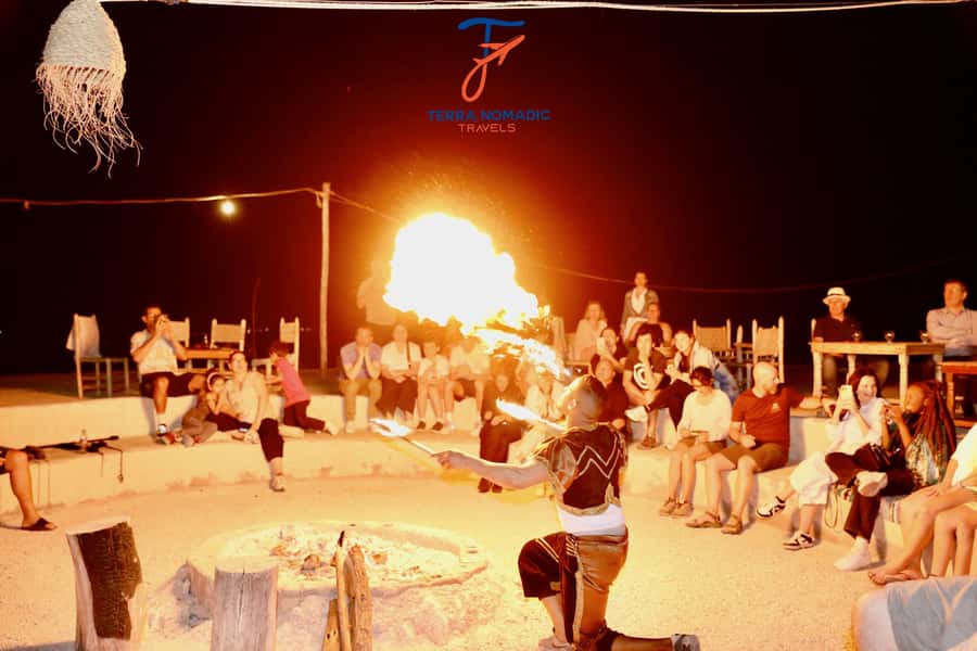 Marrakech: Agafay Dinner Show with Quad/Camel Ride and Pool - Sunset Over Agafay’s Rocky Terrain