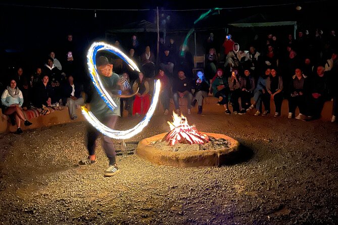 Marrakech: Agafay Quad Tour with Camel Ride, Dinner & Show - Music, dancing, and the fire show