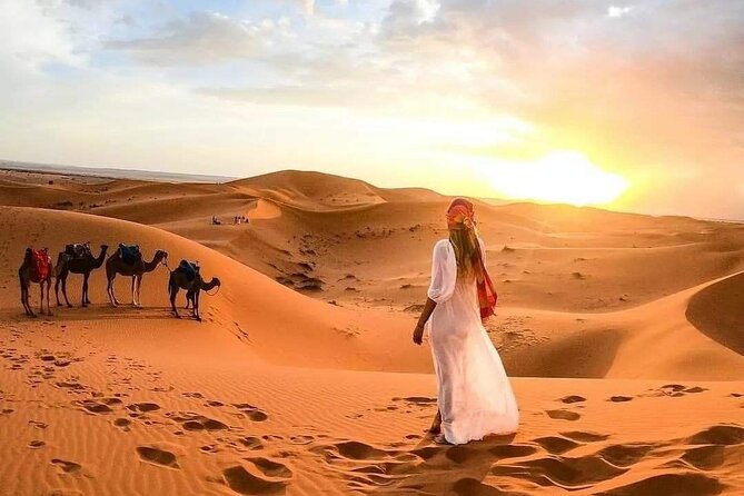 Marrakech Desert: Camel Ride, Quad Biking & Dinner Show Options - Tea, sweets, and the Agafay sunset
