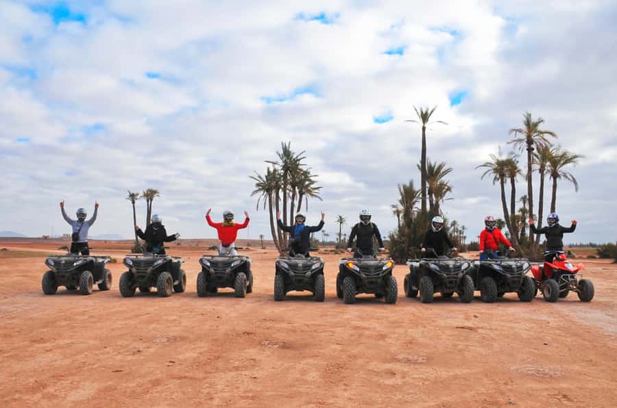 Marrakech Desert & Palm Grove Quad Bike Tour - Getting your first quad-bike lesson