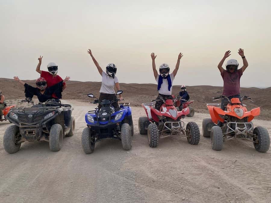 Marrakech: Desert Quad Bike Tour with Tea & Optional Dinner - Leaving Marrakech for Agafay