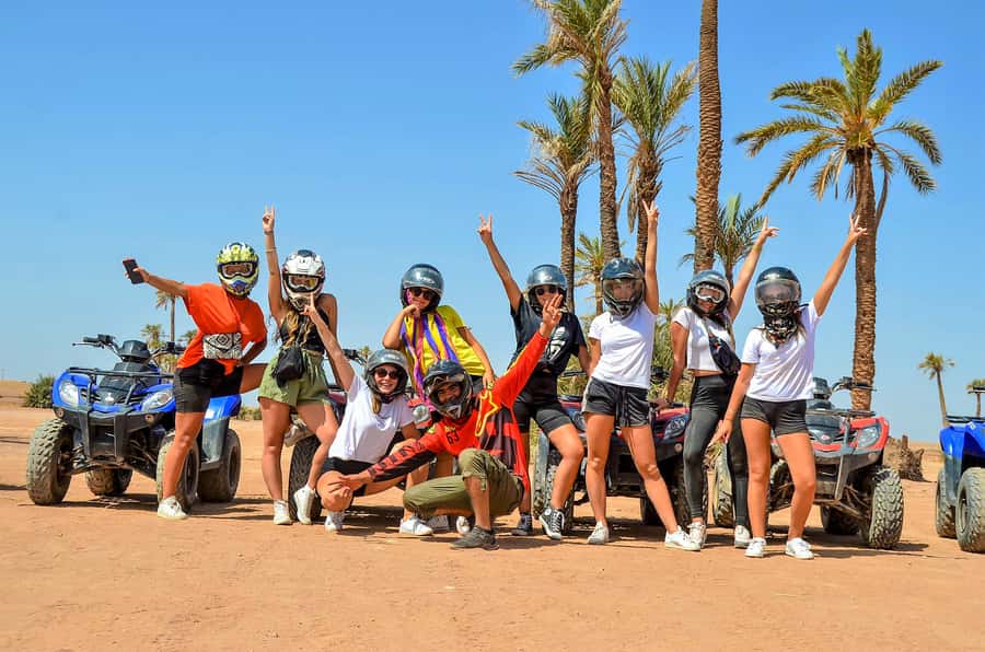 Marrakech: Dunes of the Palmeraie Quad Bike Ride with Tea - Guides, photos, and the human side of the tour