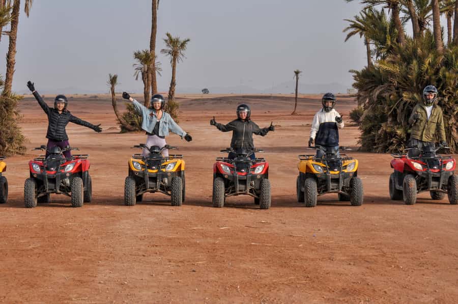 Marrakech:excursion quad in Oasis palm & jbilat desert,tea - How much value do you get for $14?