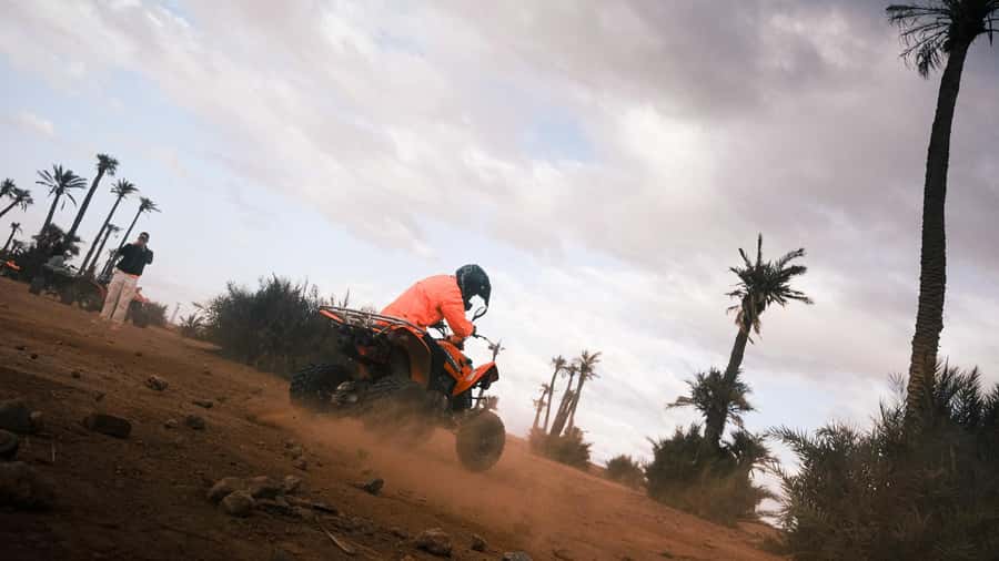 Marrakech:excursion quad in Oasis palm & jbilat desert,tea - Which guide makes the difference?