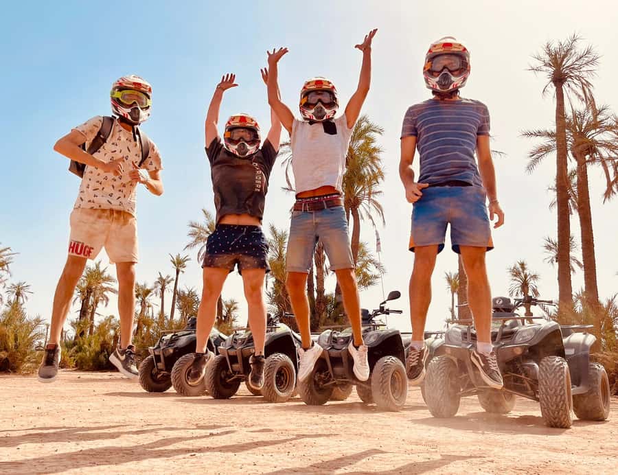 Marrakech, explore the palm grove desert by quad bike - Guides who shape the experience