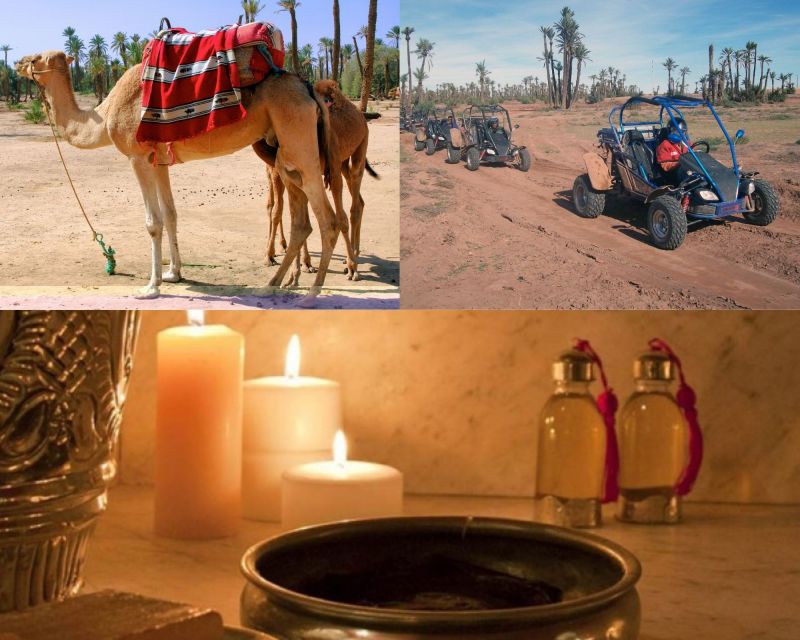 Marrakech: Half-Day Tour with Buggy Ride, Camel Ride and Spa - How the timing shapes your day