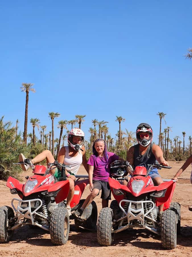 Marrakech: Palm Grove and Jbilat Desert Quad Bike Tour - Two hours through rocky desert and palms