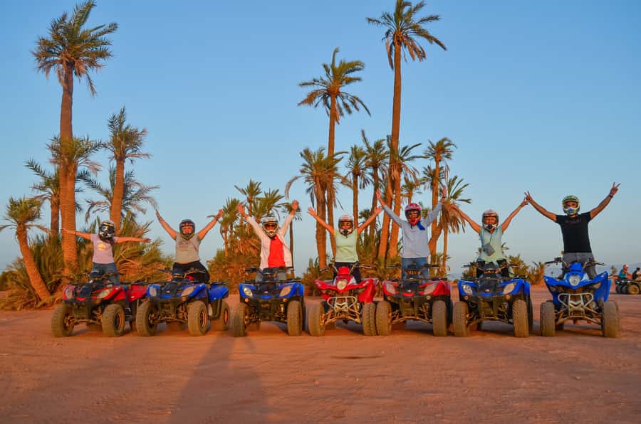 Marrakech: Palm Grove Quad Bike Tour - The mint tea pause and the photo stop