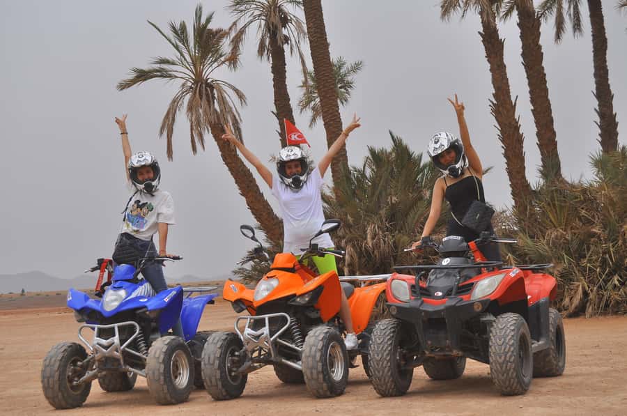 Marrakech: Palm Grove Quad Bike Tour - Staff, instruction, and language