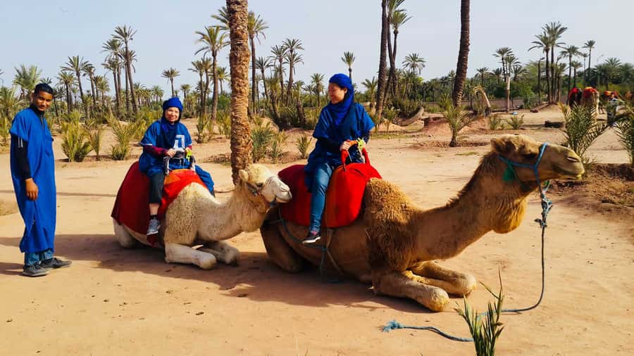 Marrakech Palmeraie: Camel Ride & Quad Bike Experience - Quad biking on dusty tracks