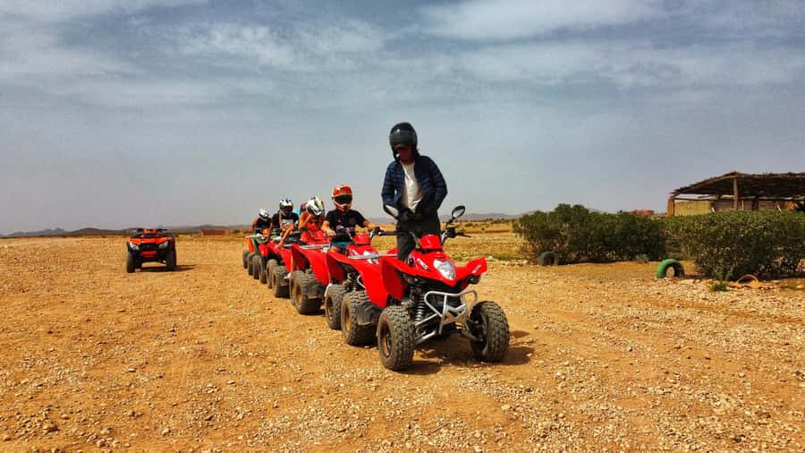 Marrakech: Palmeraie Guided Quad Biking Tour with Tea - The breaks that make the ride easier