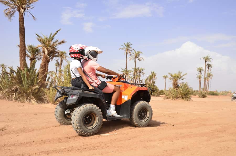 Marrakech: Palmeraie Guided Quad Tour with Tea Break - The 15-minute photo stop among the palms