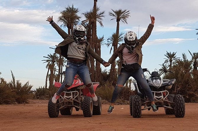 Marrakech: Palmeraie Quad Bike Desert Adventure - Getting comfortable on the quad bike