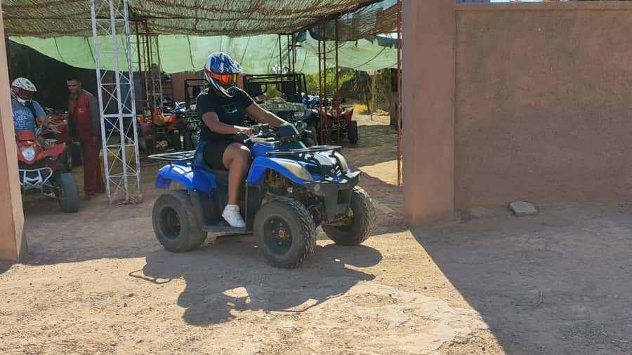 Marrakech: Palmeraie Quad Bike & Traditional Moroccan Spa - Language, safety, and the guide