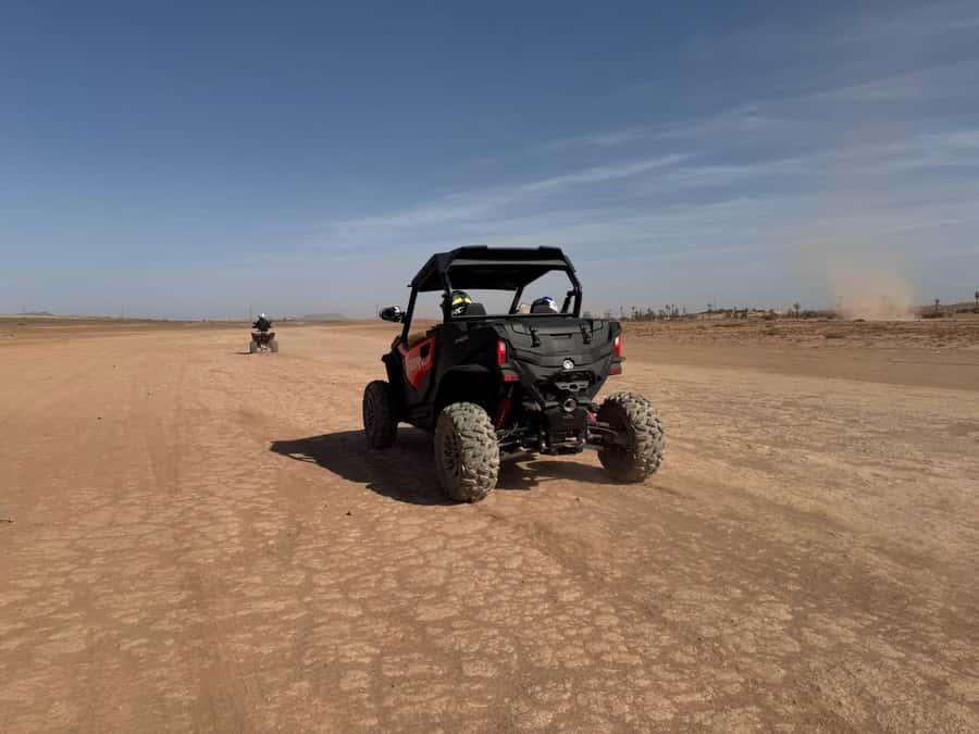Marrakech: Quad bike adventure in the desert with views of the Palmeraie - The panoramic stop and photo break