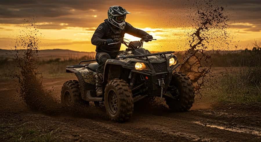 Marrakech: Quad Bike and Camel, Dinner Show in Agafay Desert - Riding a quad through Agafay’s rocky terrain