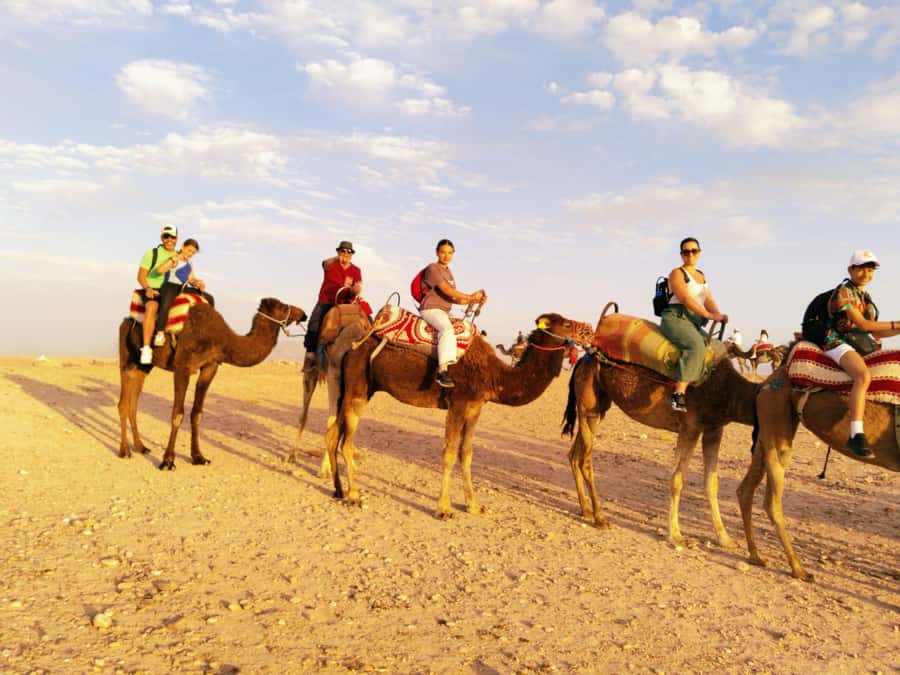 Marrakech : Quad Bike and Camel Ride with dinner in Agafay - Lanterns, Moroccan food, and a fire show