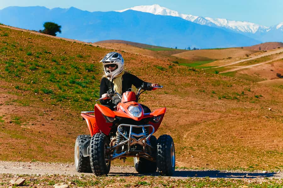 Marrakech: Quad Bike Tour to Palm Oasis and Jbilat Desert - Mint tea, honey bread, and a proper pause