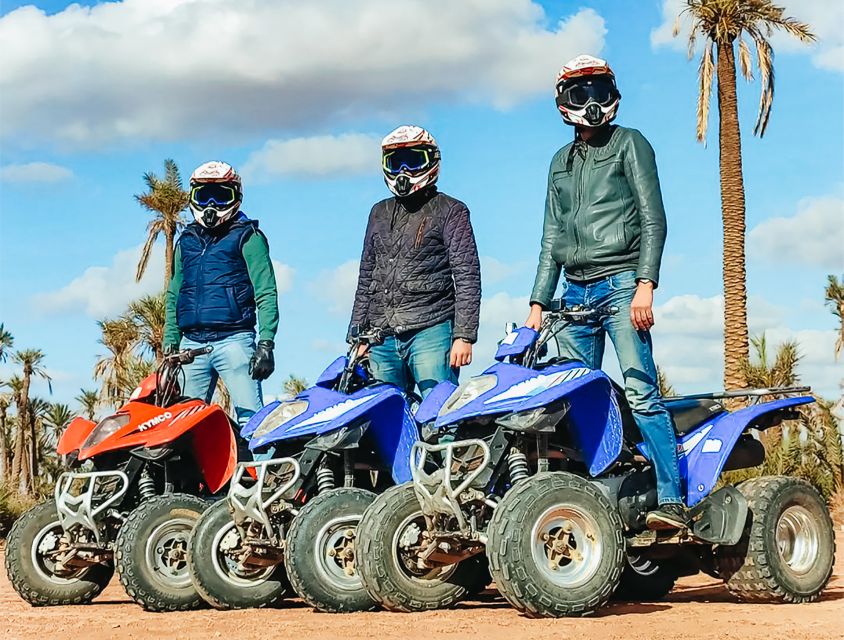 Marrakech: Quad Bike Tour to Palm Oasis and Jbilat Desert - What to wear for morning, rain, and dust