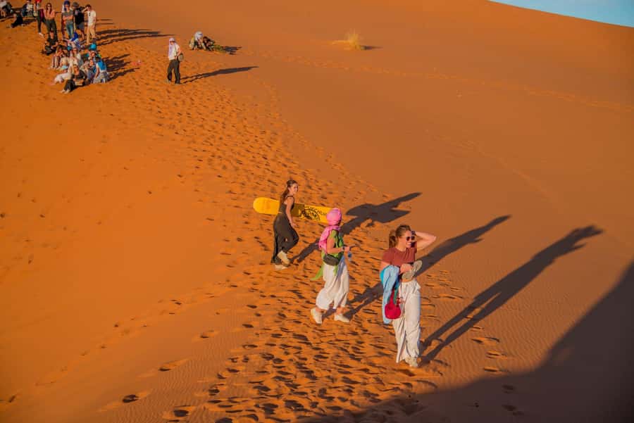 Marrakech to Fes: 3-Day Merzouga Desert Camel & Sandboarding - The desert camp: standard or luxury?