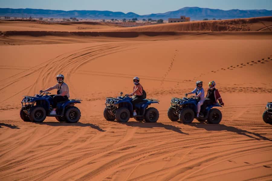 Merzouga : Adventure Quad Bike Safari, & Sandboarding - Safety briefing before the engines start