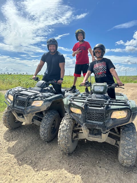 MIAMI: ATV OFF-ROAD TOUR WITH PICTURES & VIDEOS - The safety briefing and first turn