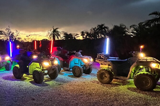Miami (Bad A") Glow in the Dark ATV Riding Experience #1TOP Rated - The first muddy stretch
