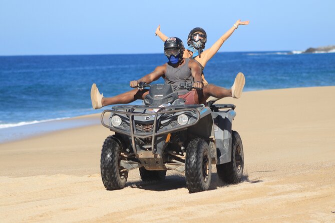 Migriño Beach & Dunes off-road Tour ATV - Learning to handle the ATV safely