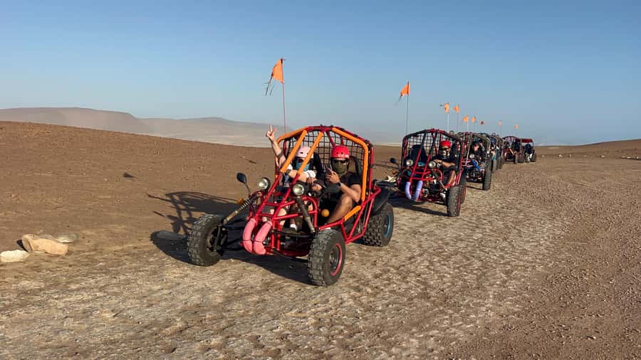 Mini Buggy GO KART in Paracas National Reserve - The Upper Viewpoint and the wide coastal view