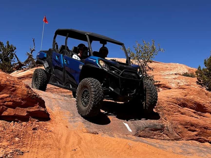 Moab: U-Drive UTV Sunset Guided Adventure on Hell's Revenge - Key points to know before booking