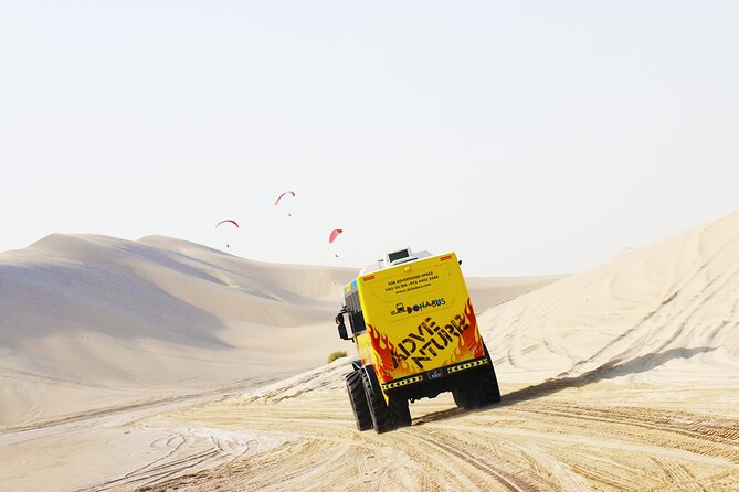 Monster Bus desert adventure: Dune bashing and sandboarding - Why the big bus changes the desert experience