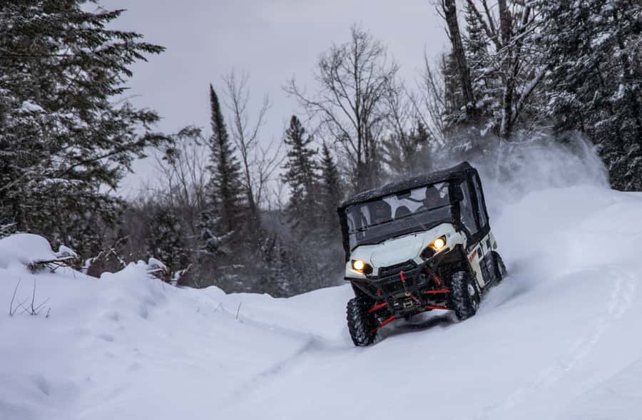Mont Tremblant: Side-by-Side ATV Guided Off-Road Tour - Following the Club Iroquois trail network