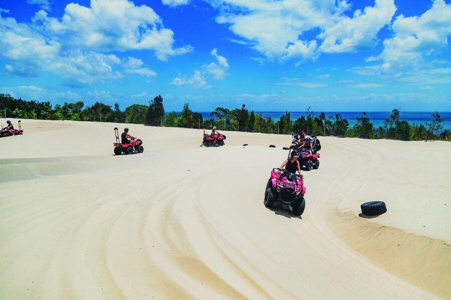 Moreton Island: Tangalooma ATV Quad Bike & Dolphin Feeding - Lunch and free time between the activities